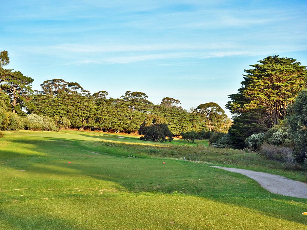 3rd Hole at Royal Melbourne Golf Club (East) (383 Yard Par 4)